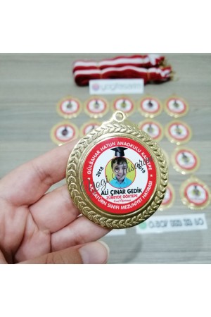 Kepli Resimli Mezuniyet Hatırası Madalyası 