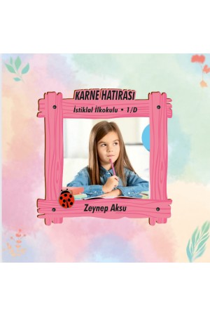 Karne Hatırası temalı ahşap dolap magneti