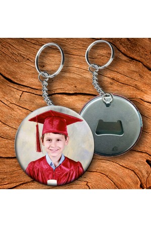 Mezuniyet Hatırası Buton Açacak Anahtarlık