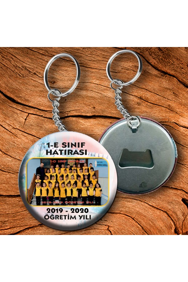 Sınıf Hatırası Buton Açacak Anahtarlık