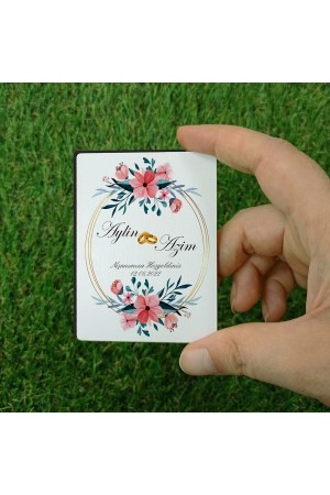 Nişanımıza Hoşgeldiniz Temalı Ahşap Magnet