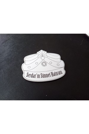 Sünnet Şapkası Temalı Ahşap Magnet